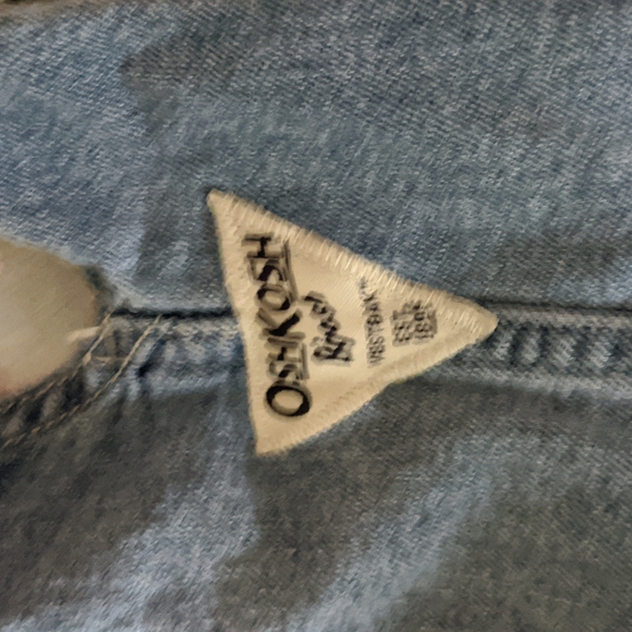 🌷18 months, OshKosh B'Gosh Jean and cotton skirt overall dress - Picture 6 of 8